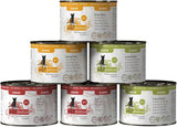 catz finefood Senior Collection Katzenfutter nass - Premium Nassfutter für Ihre Senior Katze - getreidefrei, ohne Zucker, hoher Fleischanteil, Vitamine & Mineralien (6 x 200g dosis)
