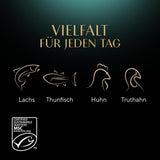 SHEBA Nature's Collection in jus - Nat kattenvoer van hoge kwaliteit, fijne variëteit (MSC) in geportioneerde zakjes - 72 x 85 g