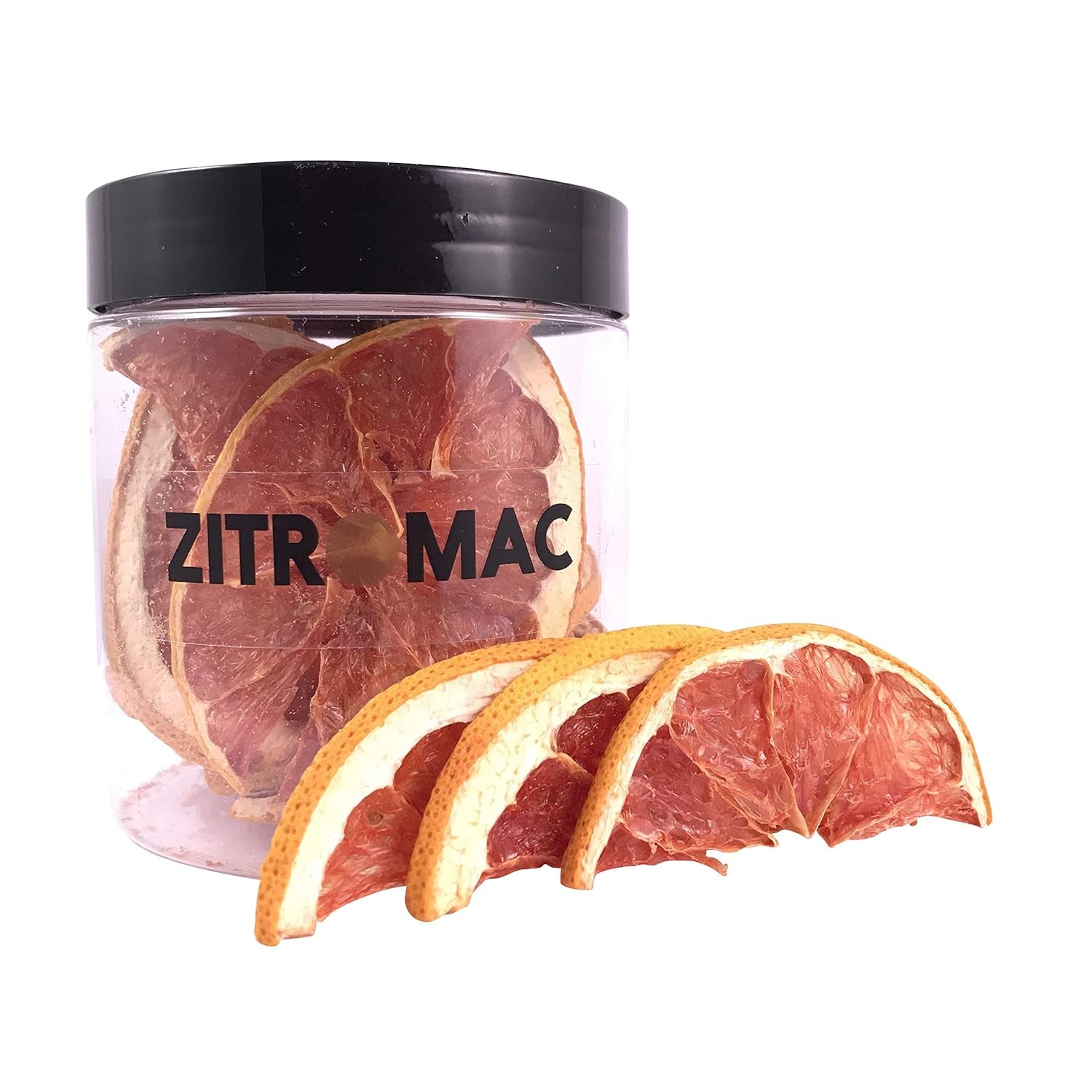 90gr Gedroogde Grapefruit voor Cocktails - Suikervrij Gedroogd Fruit voor Cocktails, Decoraties, Zoetwaren, Kerstmis, Drankjes - 100% Natuurlijke Gedroogde Plakjes Zonder Additieven Gedehydrateerde Producten Naty Shop 45G