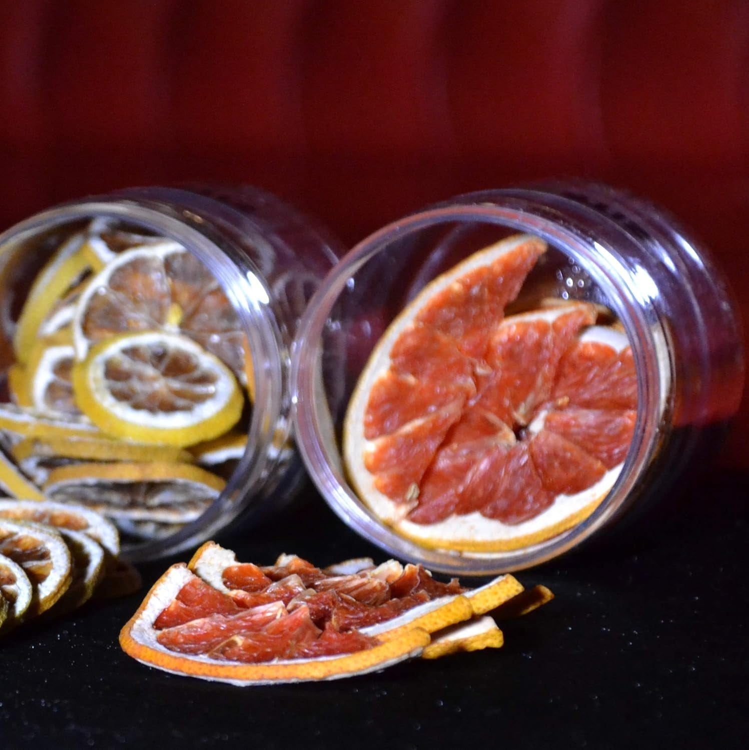 90gr Gedroogde Grapefruit voor cocktails - Suikervrij gedroogd fruit voor cocktails, decoratie, zoetwaren, Kerstmis, drankjes - 100% natuurlijk Gedroogde plakjes zonder toevoegingen Gedroogde producten Naty Shop