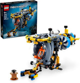 LEGO Technic Deep Sea Explorer Onderzeeër bouwspeelgoed voor kinderen van 9 jaar oud, jongens en meisjes Creatieve verjaardagscadeau-ideeën Bouwbaar voertuig met roterende propellers 42201 Bouwsets