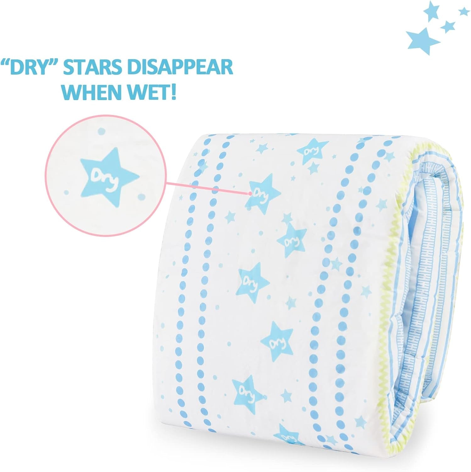 Luiers met print voor volwassenen, 5500-5800 ml, 2 stuks, 3 prints, willekeurig assortiment - Astro Babies (L)