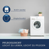 Billerbeck 5452280006 donzen kussen S 03, circa 80 x 80 cm, wit, 1 stuk (1 pak) Naty Shop standaardkussens