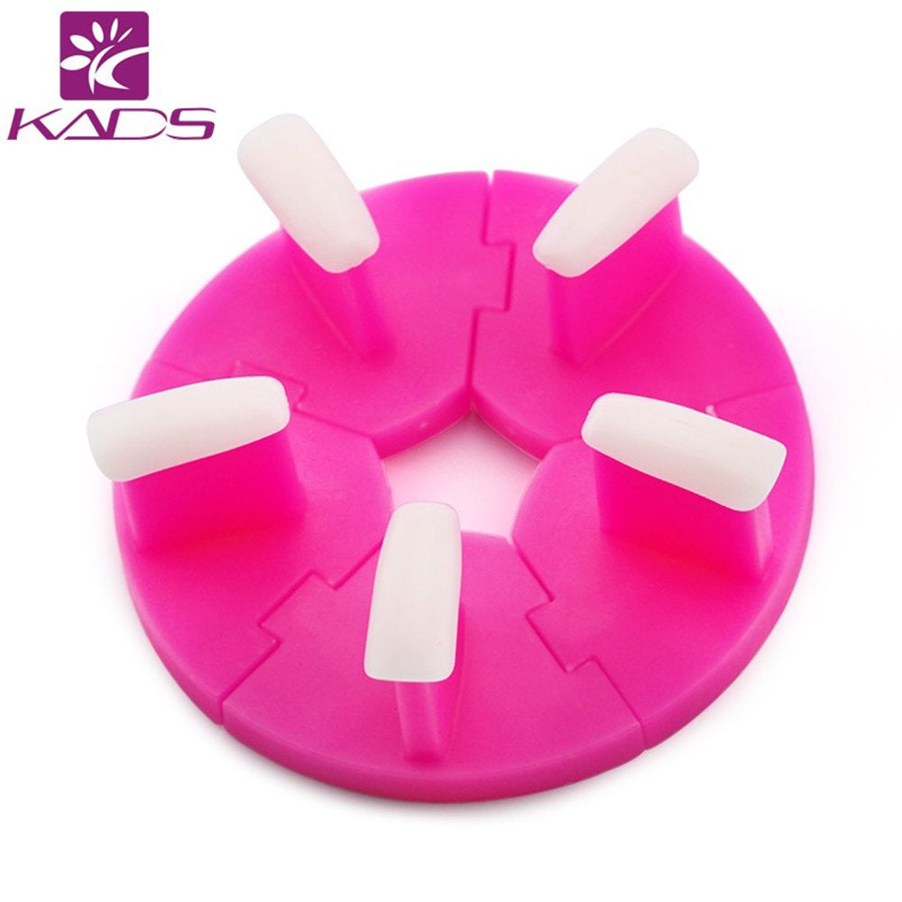 Plastic Valse Nagel Tip Houder Praktijk Plastic Display Stoel Frame Lotus Houder 100 Kunstnagels Nagel Gereedschap Nagel Accessoires