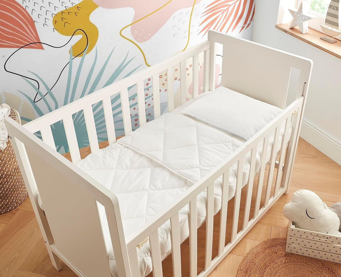 MON P'TIT DODO - Comfortabel kussen, 40 X 60 cm, wit Naty Shop standaardkussens