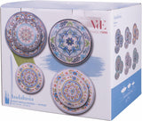18-delig porseleinen servies, 6 verschillende bordensets, Andalusië