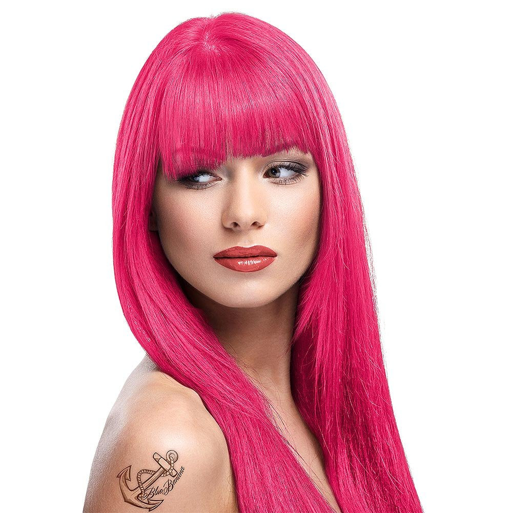 Directions semi-permanente haarkleuring 88ml - Fluorescerend Oranje Haarverf Naty Shop Roze 88 Ml (1 pakje)