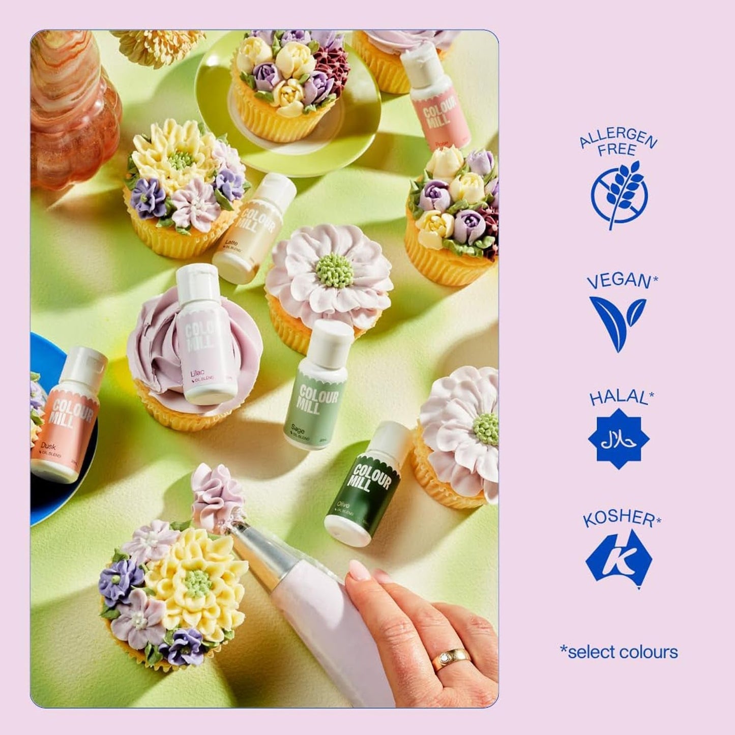 Kleurstof Color Mill Oil Blend Midnight Oil - Kleurstof voor chocolade, fondant, muffins, cakes, bakken, bitterkoekjes - Kleurstof voor het decoreren van taarten - 100 ml
