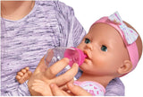 Simba 105039005 - pasgeboren babypop, vanaf 3 jaar, speelpop met functies, kan drinken en plassen, 8 stuks, met babypop en accessoires