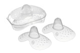 MAMMA | Borstbeschermers - Set van 2 siliconen borstkompressen (maat L, 23 mm) Accessoires Voeding en borstvoeding Bebe Naty Shop 2 stuks (verpakking van 1)