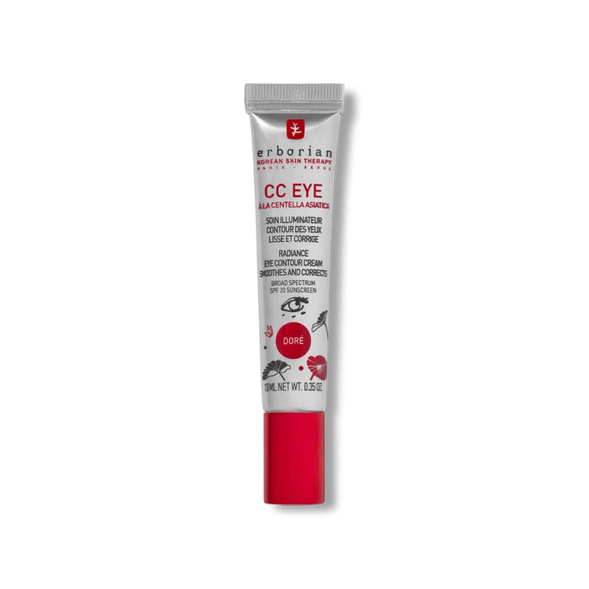 Erborian - CC Eye Cream Gold met Centella Asiatica - Oogcontourcorrector Cosmetica en Schoonheid Naty Shop Cc Eye Gold