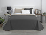 Estoralis | AVA | Omkeerbaar dekbed | Voor alle seizoenen | Kleur - Grijs/antraciet | Voor bed van 105 cm. (200 X 270 Cm. Ancho X Alto) | Gewatteerde quilt Quilts en quilts Naty Shop Standaard titel