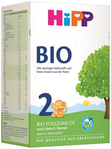 HiPP 2 Biologische opvolgmelk (4 x 600 g), na 6 maanden, met Omega-3 (DHA, ALA), calcium en eenvoudig te bereiden biologisch zetmeel, van de beste biologische kwaliteit