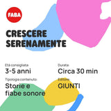 Geluidsfiguur - Gelukkig groeien - geluidsverhalen en sprookjes 4-6 jaar, Italiaanse versie, leerinhoud speelgoed voor jongens en meisjes Bebe Toys Naty Shop