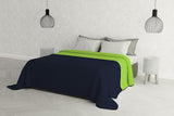 Elegant dekbed voor een tweepersoonsbed 260 x 270 cm Donkerblauw/Mannengroen Bedden en dekens Besuche den Italian Bed Linen-Store Donkerblauw/Mannengroen