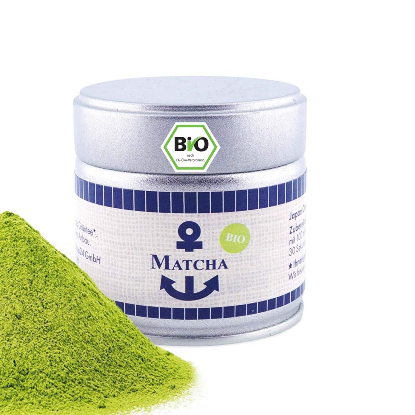 Premium biologische matcha uit Japan, ceremoniële kwaliteit, vrij van pesticiden, extra fijn poeder in doos van 30 g, intense en delicate smaak van groene thee, geschikt voor latte, smoothie, ceremoniële kwaliteit