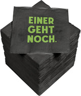 HEKU Cocktailservetten 'Schön Dass Du Da Bist', 3 lagen, 25X25Cm, 150 stuks I Elegant design I Ideaal voor feesten I Praktisch verpakt