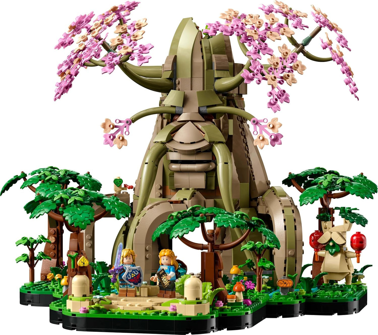 LEGO The Legend of Zelda Deku Tree 2-In-1 - verzamelstuk met prinses Zelda en 3 Link minifiguren - bouwset voor volwassenen en cadeau-idee voor videogamefans - 77092 Bouwsets Besuche den LEGO-Store