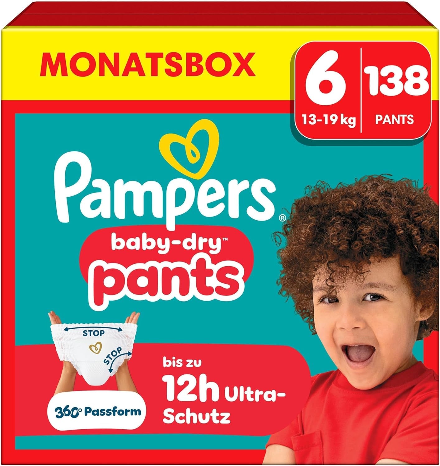Pampers Baby-Dry Pants Größe 5, 160 Stück, 11kg-17kg, 360° auslaufsichere Geschikt voor dag en nacht