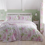 Dreams & Drapes Design - Wisteria - Gewatteerde bedovertrek - 200 Cm X 230 Cm in roze Bedden en Hoezen DREAMS AND DRAPES