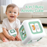 Zintuiglijk speelgoed voor peuters van 1-3 jaar | Montessorispeelgoed voor kinderen vanaf 1 jaar | Reisspeelgoed voor baby's van 12-18 maanden | Activiteitenkubus, verjaardags- of kerstcadeau voor 1-jarigen