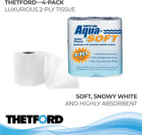 03300 Aqua-Soft toiletpapier, 2 lagen, 4 rollen