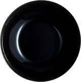 Arcopal Zelie serviesset van zwart glas, 12-delig, 4 plaatsen, zwart