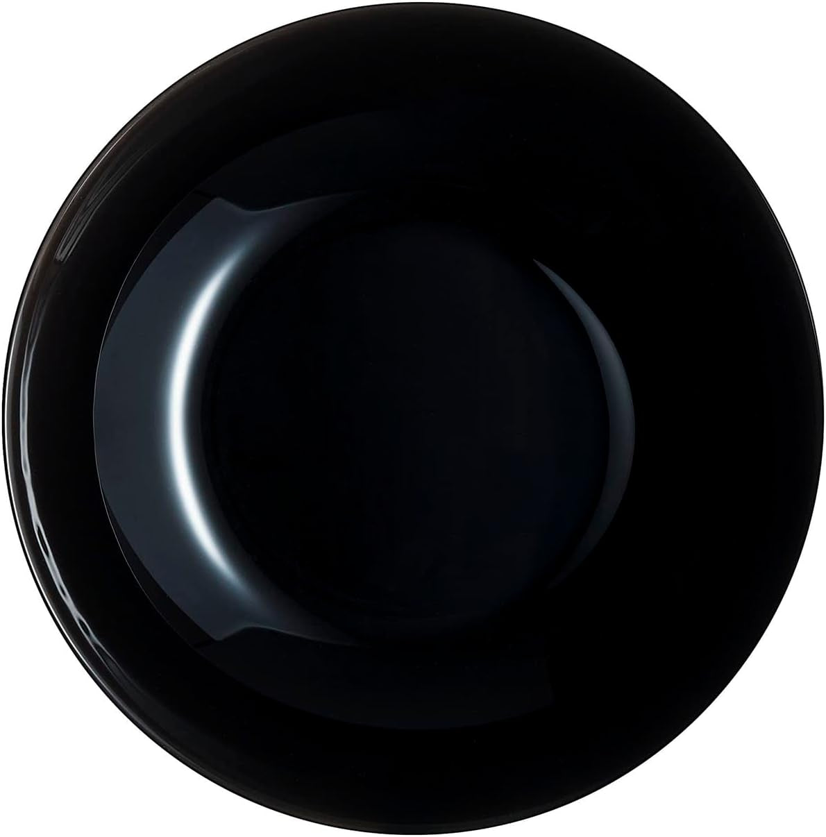 Arcopal Zelie serviesset van zwart glas, 12-delig, 4 plaatsen, zwart