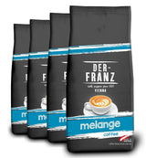 Der-Franz Melange Koffie, sterkte 3/5, 100% Arabica, hele koffiebonen, 4 x 1000 g