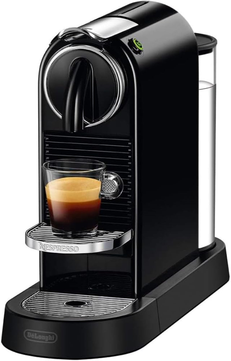 Nespresso EN167.W Citiz capsule-espressomachine, hogedrukpomp en ideale temperatuurregeling, zonder Aeroccino (melkopschuimer), energiebesparende functie, 1260 W, crèmewit, 37,4 x 11,9 x 25,5 cm