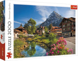Trefl, Puzzel, Alpen in de zomer, 2000 stukjes, Premium kwaliteit, Voor kinderen vanaf 12 jaar Puzzel Naty Shop Standaard titel