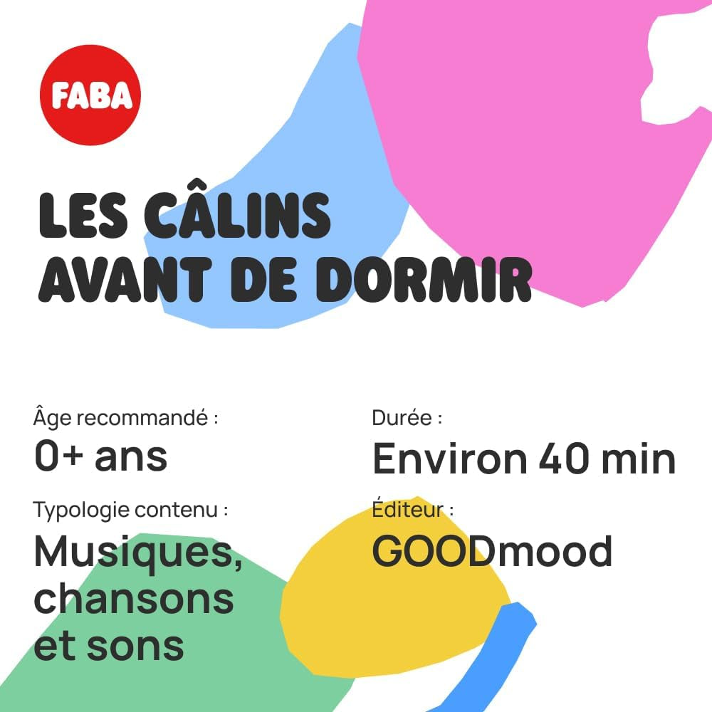 FFF30005 Figuur met geluid, Les Câlins Avant de schlafen, M Jucarii Bebe Naty Shop