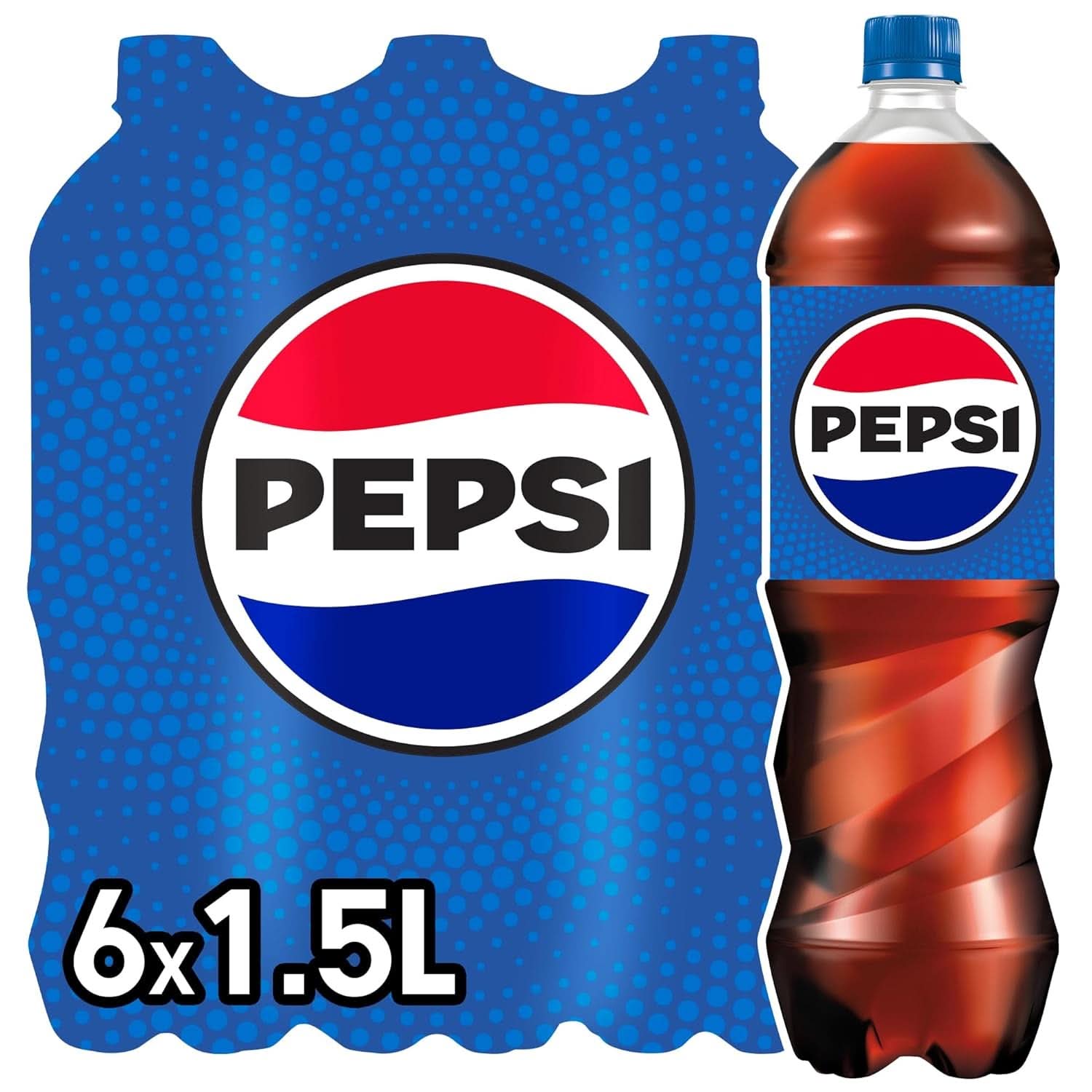 Pepsi Cola, Original, set 6 x 1,25 liter Alcoholvrije dranken Naty Shop 6 x 1,5 liter Klassieke versie