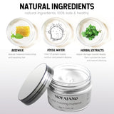 Tijdelijke haarkleur, styling haarkleur voor mannen vrouwen, natuurlijke haarpommade, haarverfwas voor feest, cosplay en Halloween, 4,23 oz (zilvergrijs) Naty Shop haarverf