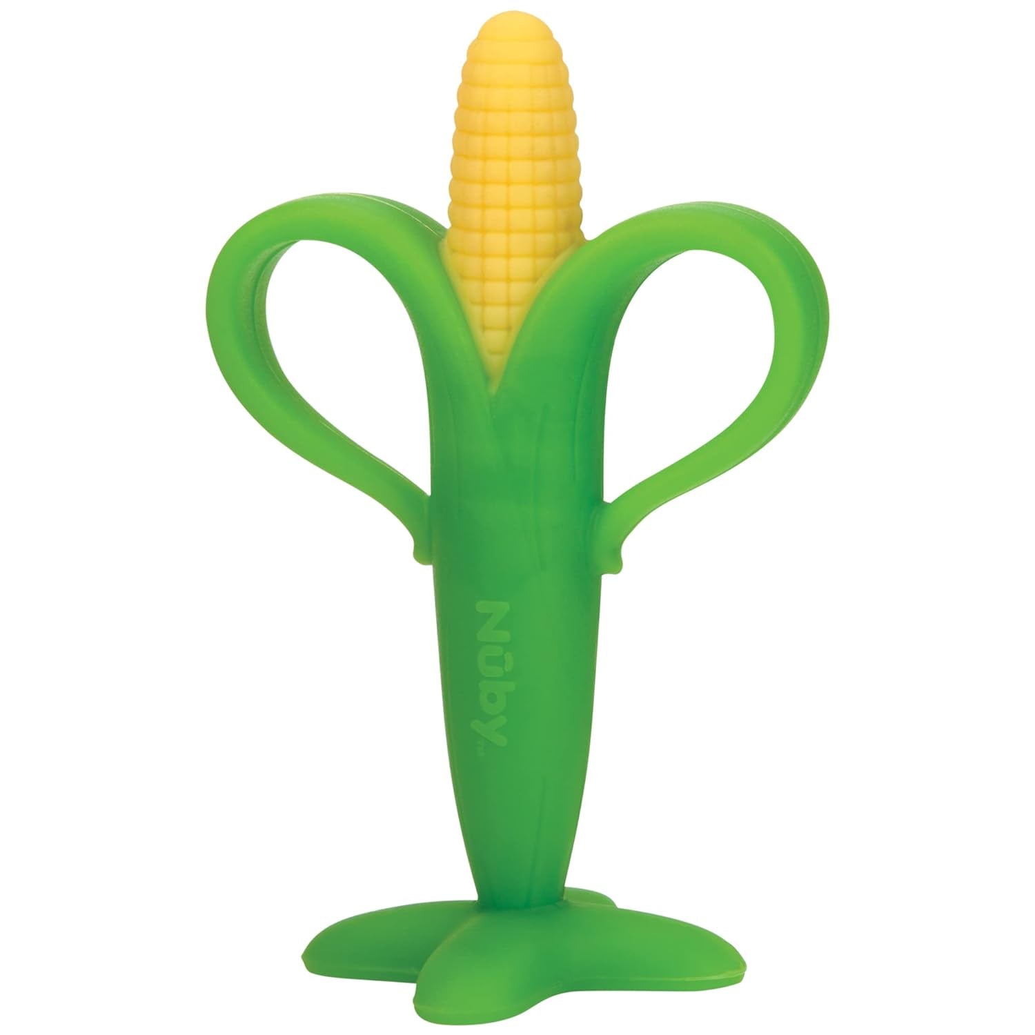 Nuby - Maïskolf Tandjeshulpmiddel - 3M+, Veelkleurig