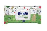 Kindii Natural Balance vochtige doekjes voor baby's – (1 x 60 st.) Vochtige doekjes voor baby's en kinderen – Beschermend, Aloë Vera, delicate geur – 60 st.