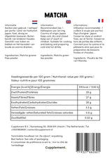 Cupplement Matcha 90 gram biologisch - Hoogste kwaliteit groene thee in poedervorm - Geen bamboe garde en draad - Culunair - Beginnersset - Latte - Garde - Japan - Poeder - Thee - Draad - Zak - Smoothie