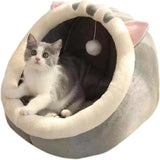 Katzenhaus Für Indoor Winterfest Wasserdicht Und Warm katzenhöhle Katzen Wasserdichtes Wetterfestes Faltbares Tierheim Warm Pet Nest, voor Kleine bis Mittlere Größe Katzen
