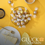 Lindt-chocolade | LINDOR Cheesecake Tas | 1 kg | 80 balletjes van witte melkchocolade met smelt-in-de-mond-cheesecakevulling | Chocoladegeschenk om te delen