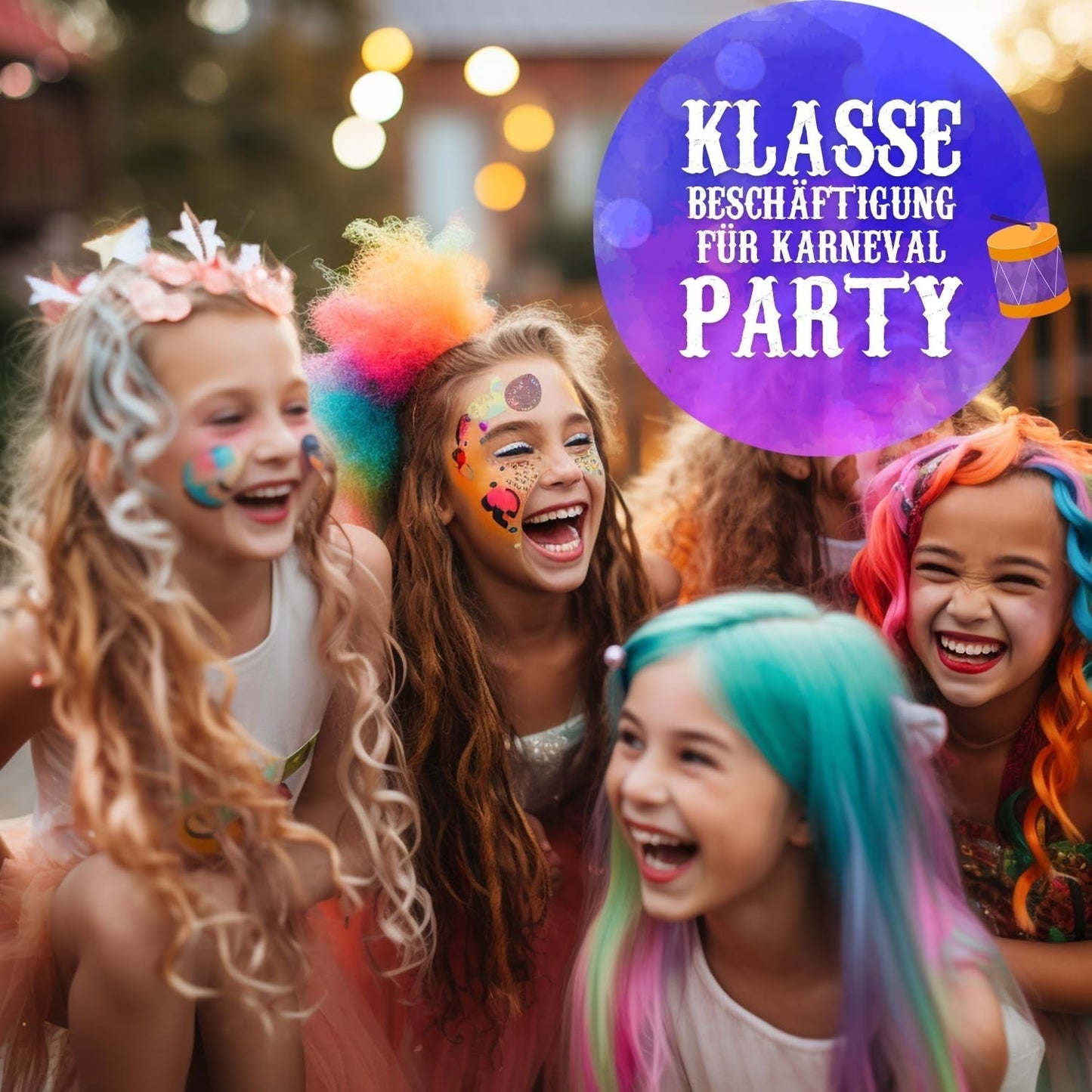 Magicat Haarkrijt voor meisjesset I 10 wasbare kleuren en 5 haarelastiekjes I Cadeau voor meisjes van 4 tot 10 jaar I Creatief cadeau voor kinderverjaardagsfeestje 2025 I Veilig en kleurrijk Naty Shop Haarverf
