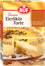 RUF Apfeltorte, Backmischung Für Eine Apfel-Torte Met Sahne-Creme en Zimt-Zucker, Apfel-Zimt-Torte, Vegan Naty Shop Eierlikörtorte 350 G