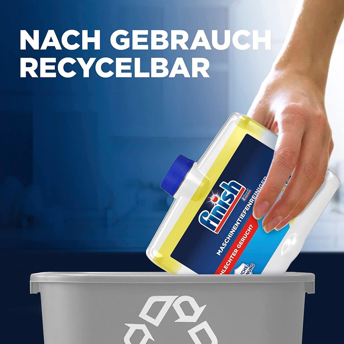 Finish Deep Machine Cleaner Citrus - vloeibare machinereiniger tegen kalk en vet voor een schone vaatwasser - Naty Shop voordeelverpakking