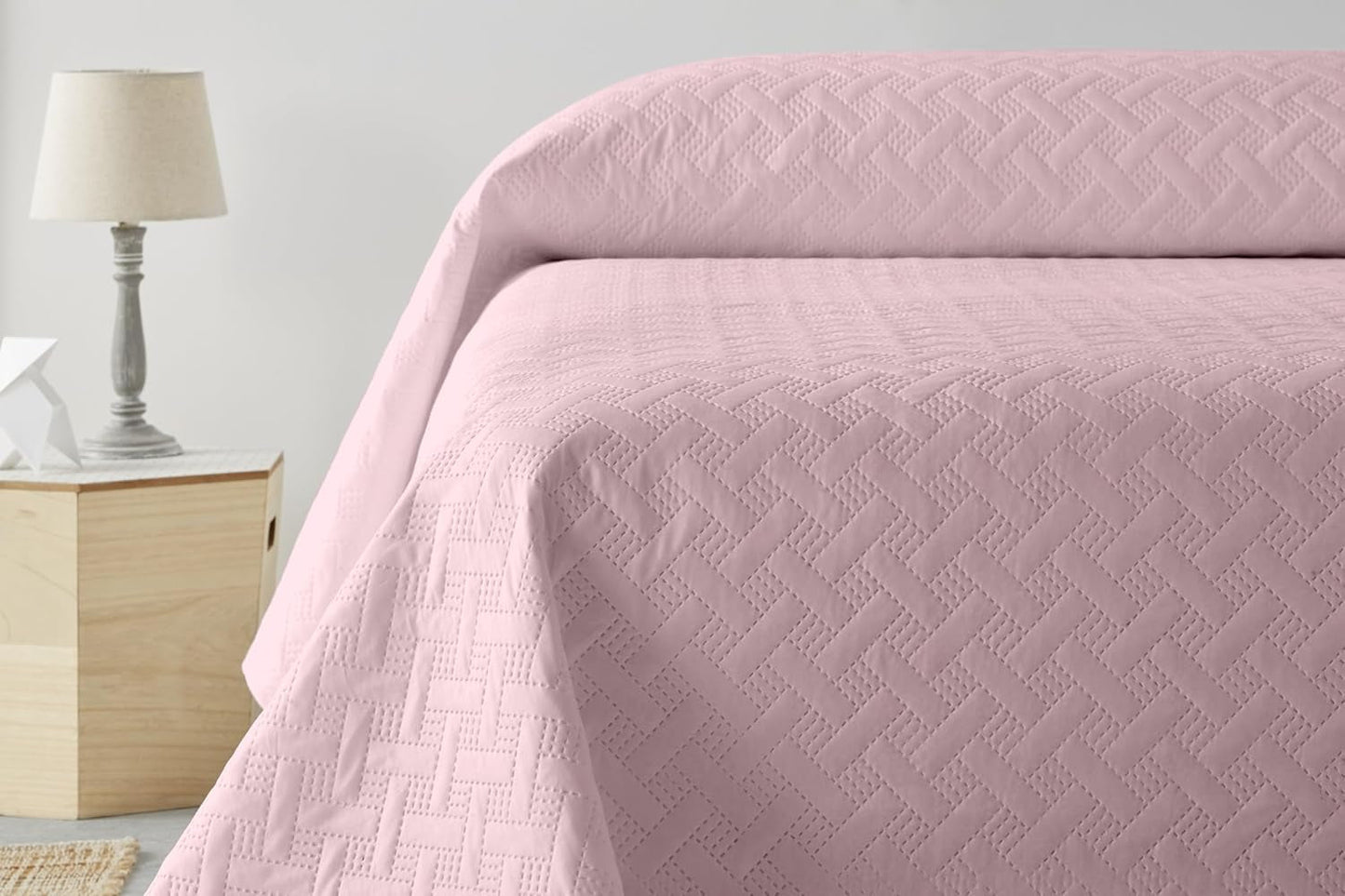 LISO - Sprei voor 105 Cm - Bouti Sprei - Lente en Zomer - 200X260 Cm - Roze Bedden en Dekens Besuche den Degrees home-Store