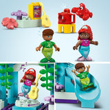 LEGO DUPLO | Disney Ariël's magische onderwaterpaleis, educatief speelgoed voor Ariël de zeemeermin, onderwaterkasteel voor kinderen vanaf 2 jaar 10435 Bouwsets Besuche den LEGO-Store