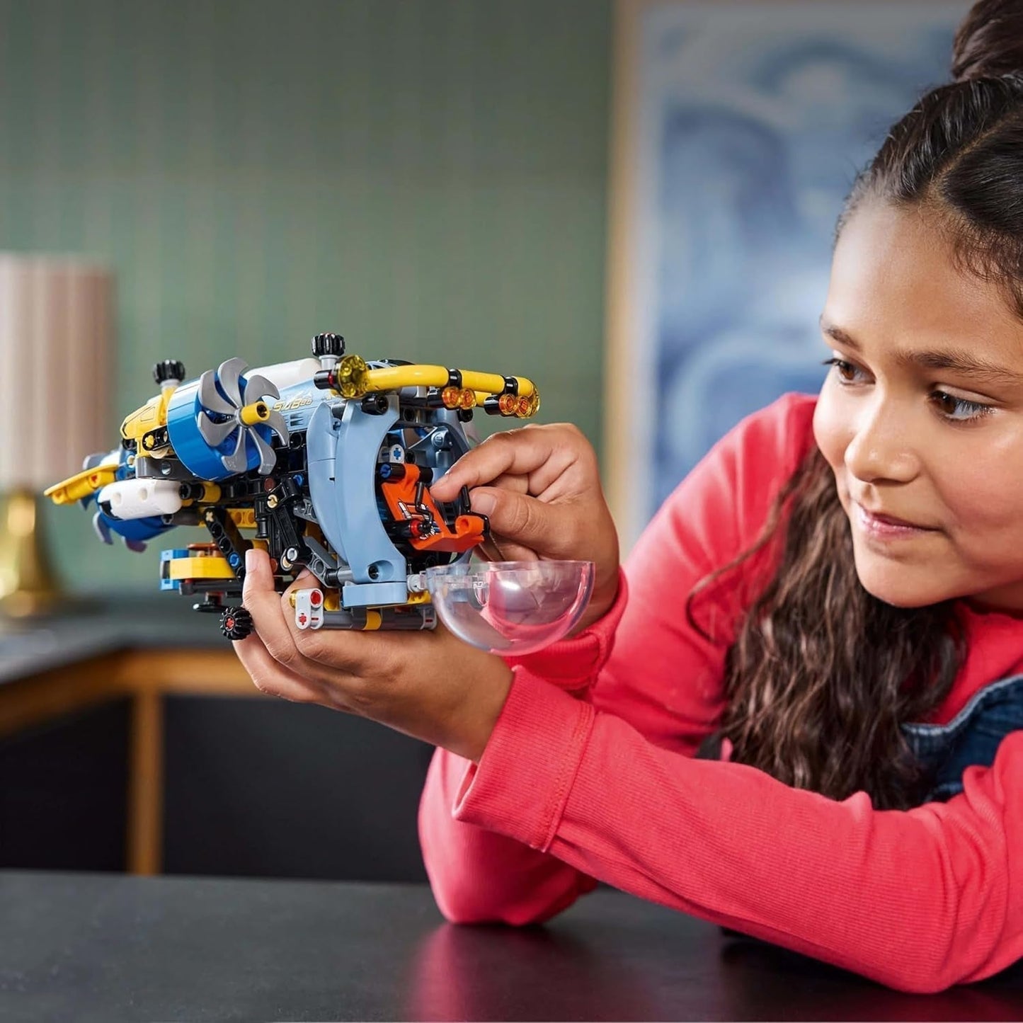 LEGO Technic Deep Sea Explorer Onderzeeër bouwspeelgoed voor kinderen van 9 jaar oud Jongens en meisjes Creatieve verjaardagscadeau-ideeën Bouwbaar voertuig met roterende propellers 42201 Bouwsets Bekijk de LEGO-Store