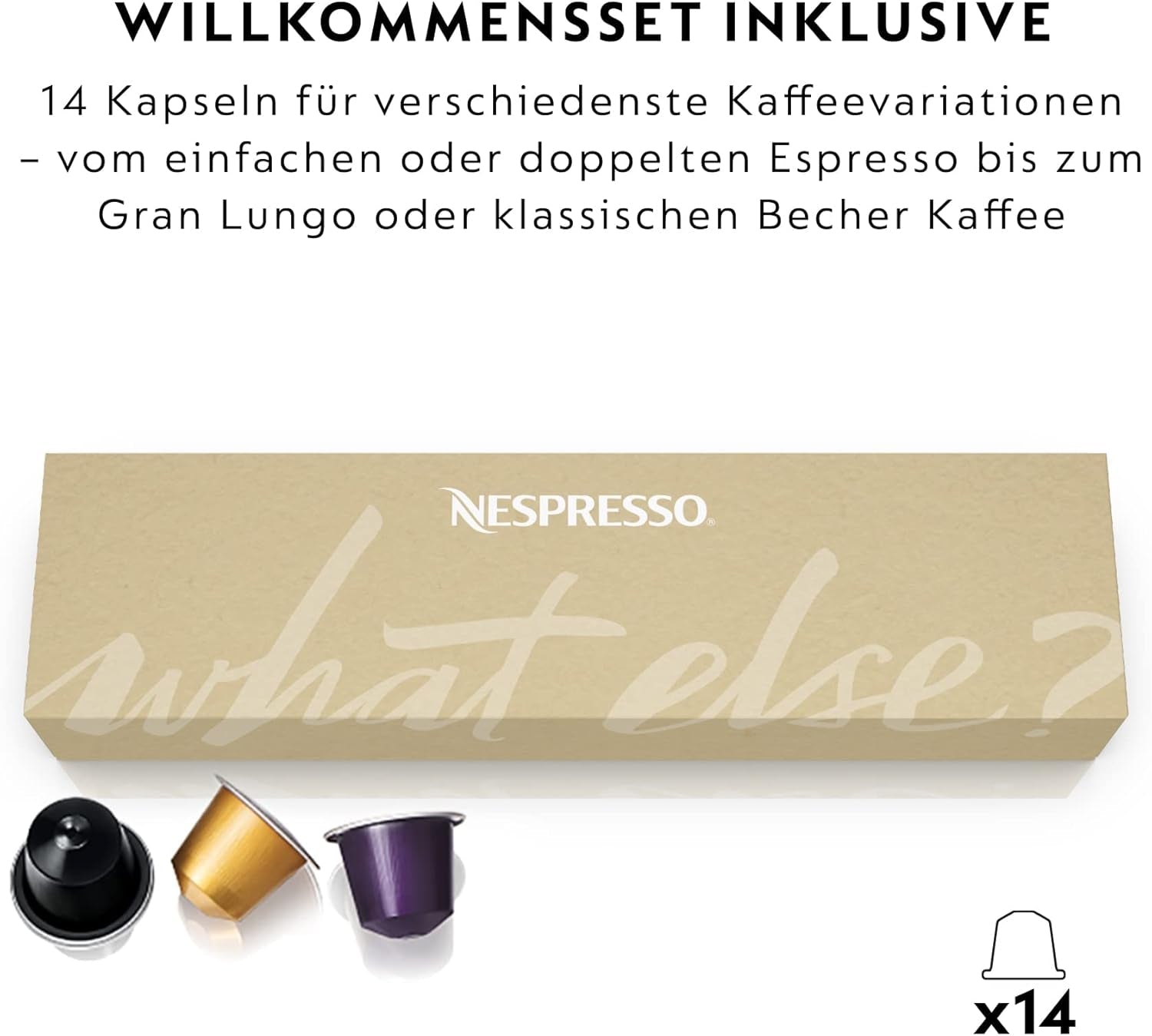 Nespresso EN167.W Citiz capsule-espressomachine, hogedrukpomp en ideale temperatuurregeling, zonder Aeroccino (melkopschuimer), energiebesparende functie, 1260 W, crèmewit, 37,4 x 11,9 x 25,5 cm
