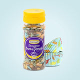 Günthart Dino set, 55 gram + 50 papieren cupcakevormpjes Sprinkles Naty Shop