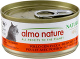 Almo Nature HFC Natuurlijk natvoer voor katten - Diverse recepten met kip - 6 x 70 g