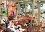 Ravensburger Puzzel 1000 stukjes - Mijn schuilplaats: het magazijn van de kunstenaar Puzzle Naty Shop