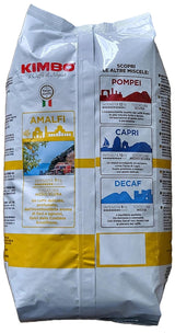 Hele Amalfi koffiebonen (100% Arabica), medium gebrand, zak van 1 kg